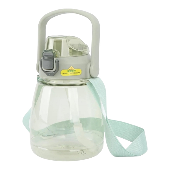 Water Bottle Jug 37ml with Straw and Handle Leakproof BPA-Free Color Mint Green - Picture 6 of 6